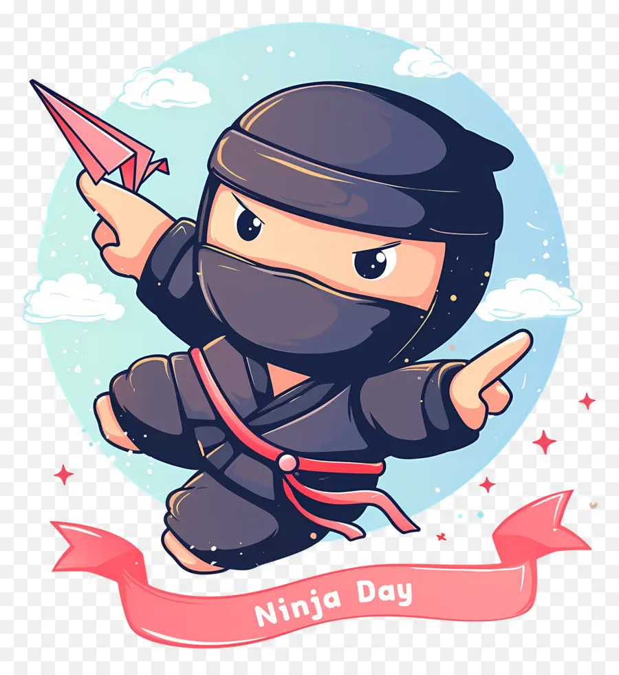 Día Ninja，Lindo Ninja PNG