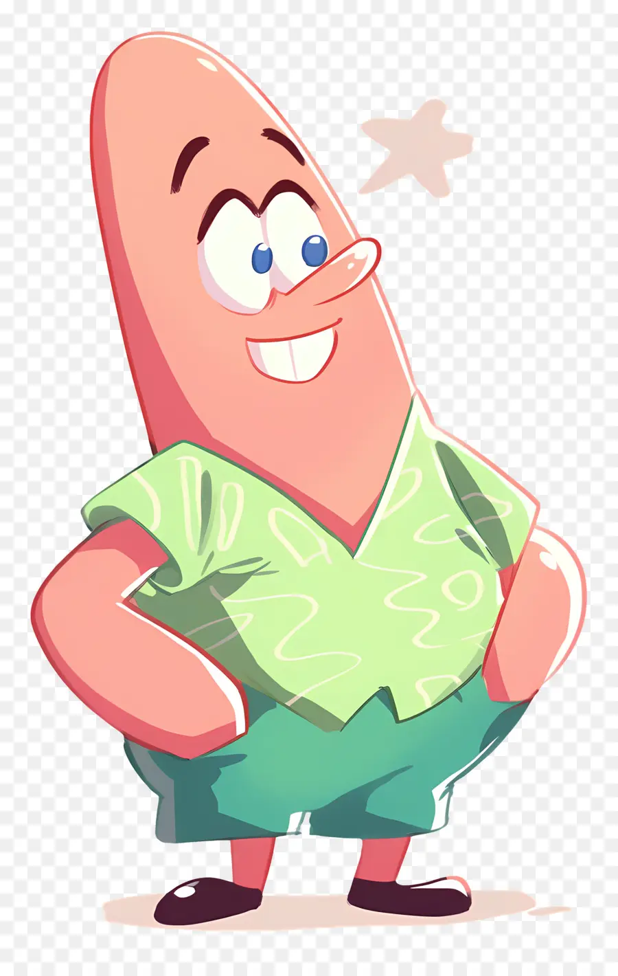 Patricio Estrella，Personaje De Estrella De Mar Rosa PNG