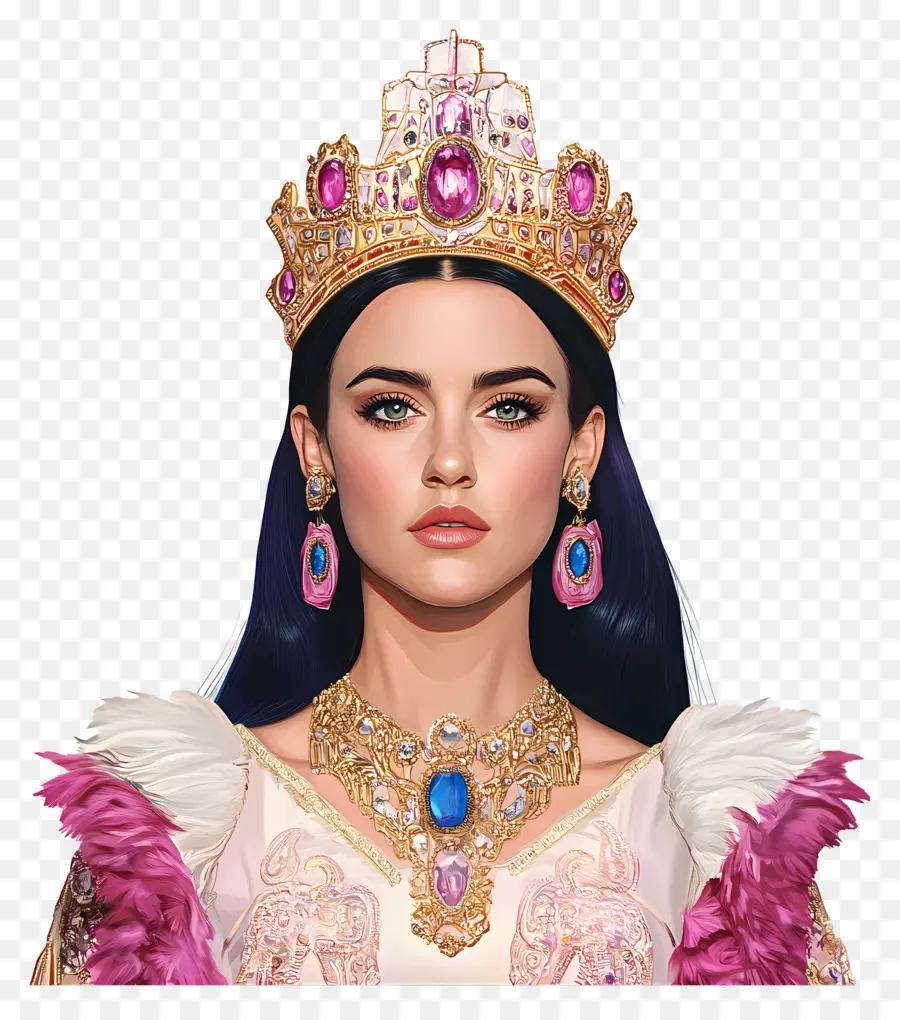 Katy Perry，Reina Con Corona PNG