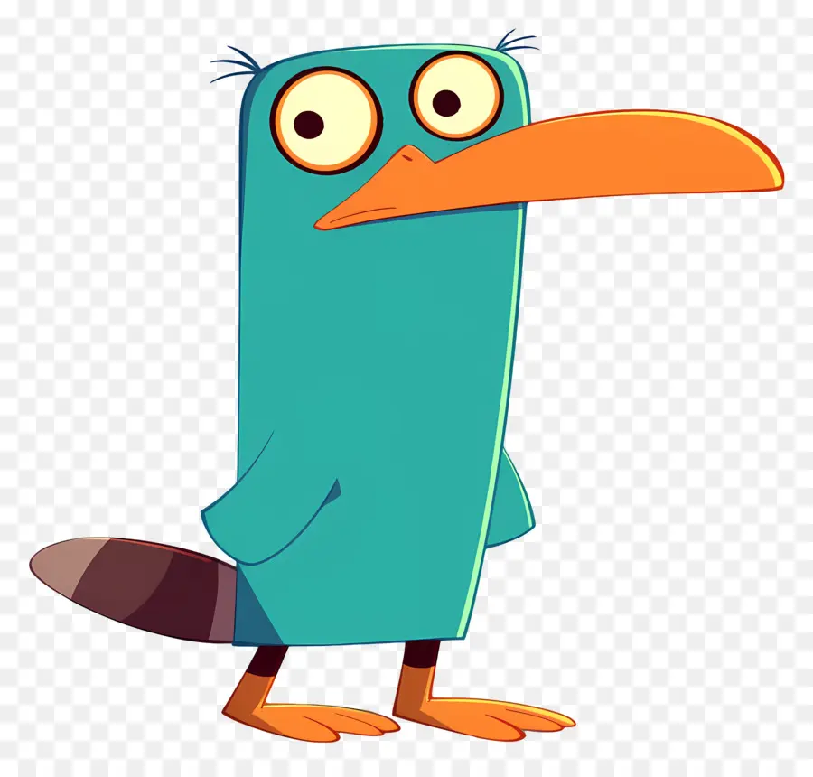 Perry El Ornitorrinco，Pájaro De Dibujos Animados PNG