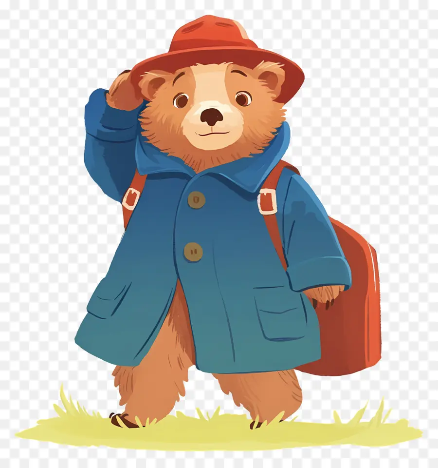 Paddington，Oso Con Mochila PNG