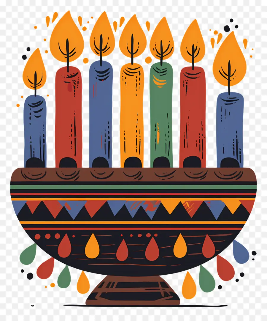 Velas Kwanzaa，Velas PNG