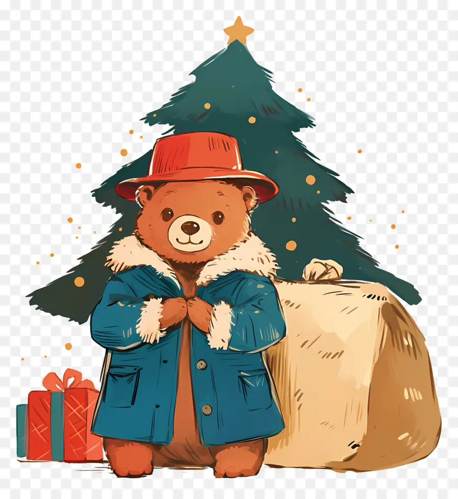 Paddington，Oso En Abrigo PNG