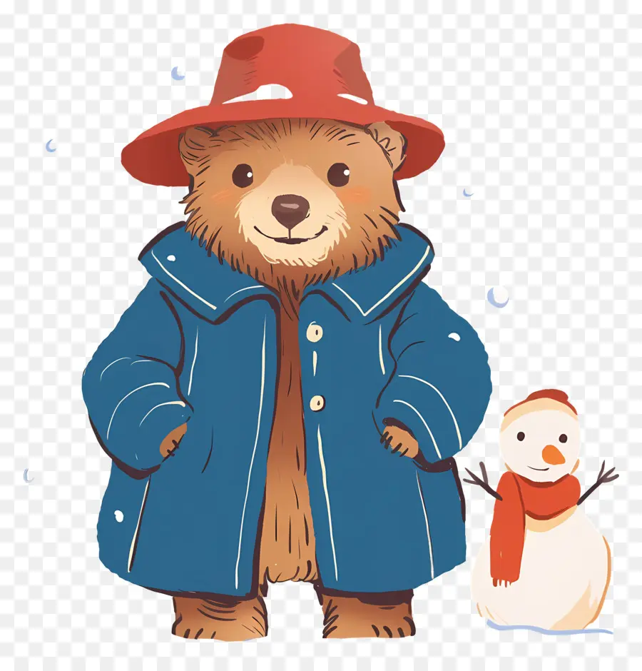 Paddington，Oso En Abrigo PNG