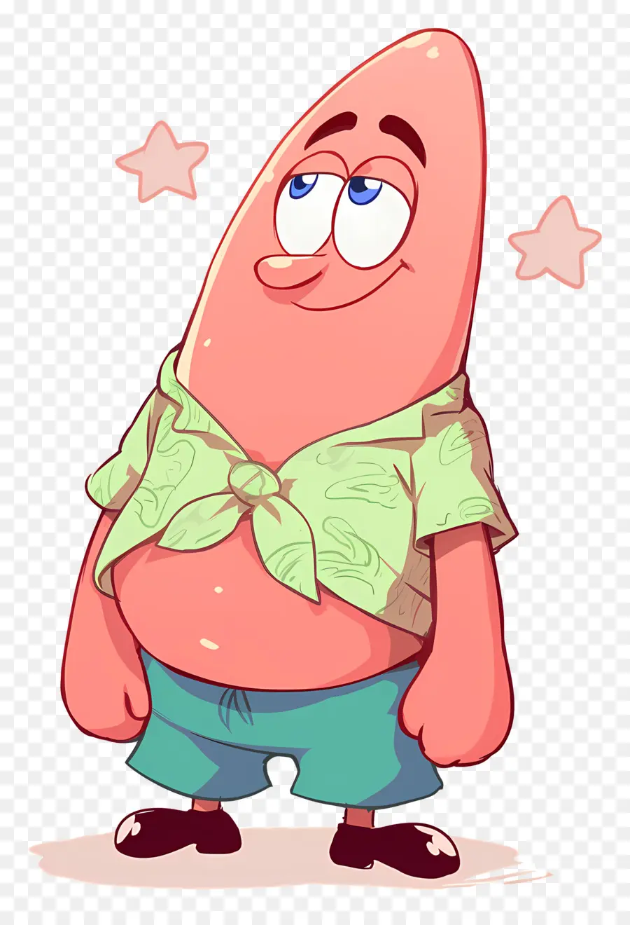 Patricio Estrella，Personaje De Estrella De Mar Rosa PNG