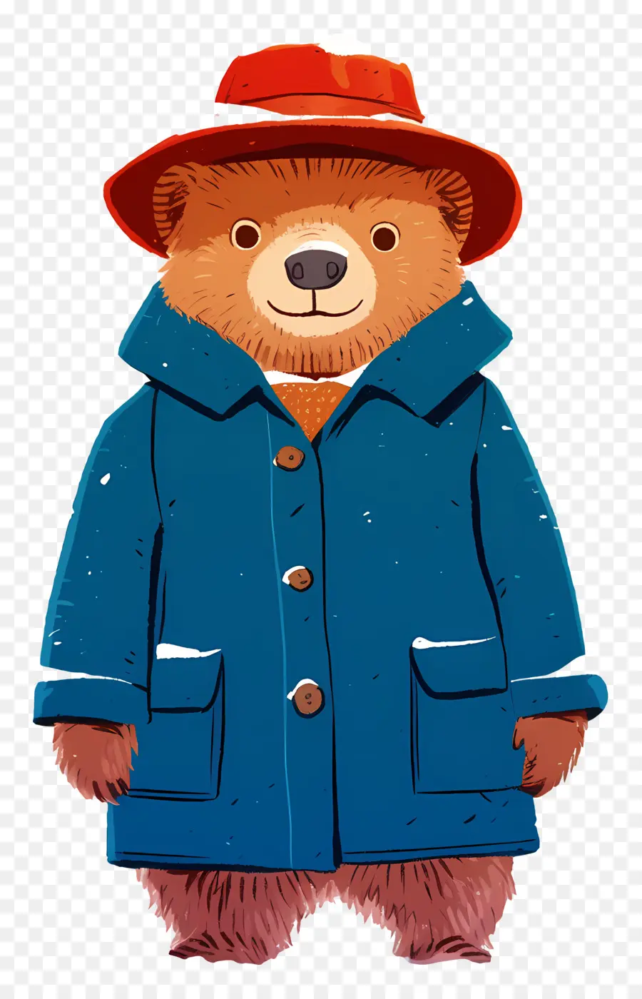 Paddington，Oso De Abrigo Azul PNG