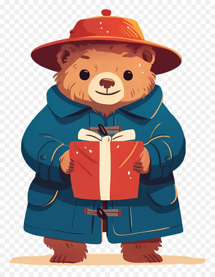 Paddington，Oso En Abrigo PNG