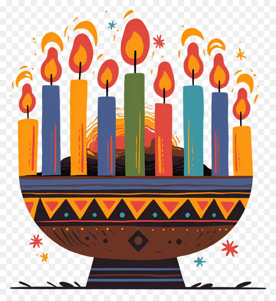 Velas Kwanzaa，Velas PNG