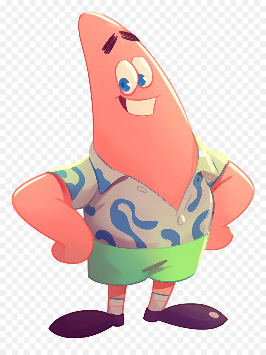 Patricio Estrella，Personaje De Dibujos Animados De Estrella De Mar PNG