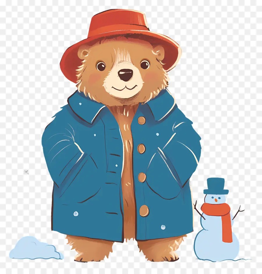 Paddington，Oso En Abrigo PNG