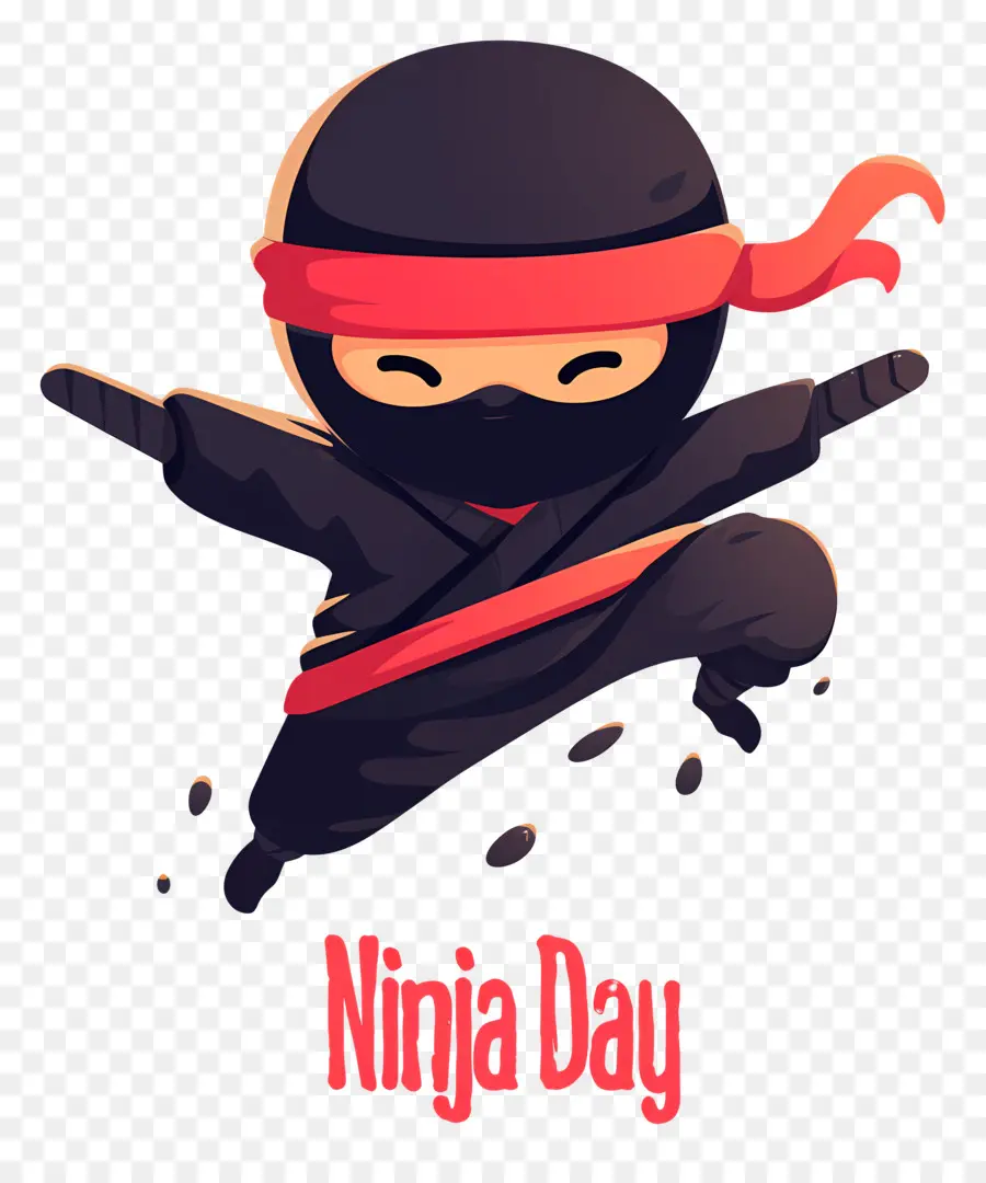 Día Ninja，Ninja Saltador PNG