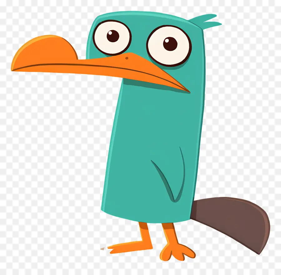 Perry El Ornitorrinco，Pájaro De Dibujos Animados PNG