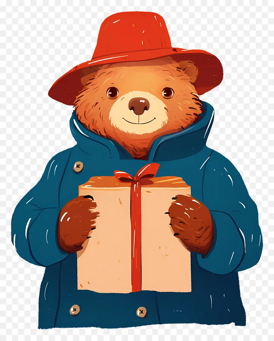 Paddington，Oso En Abrigo PNG