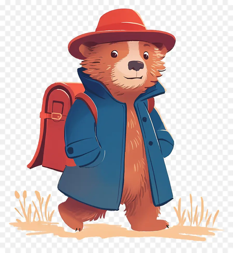 Paddington，Oso Con Mochila PNG