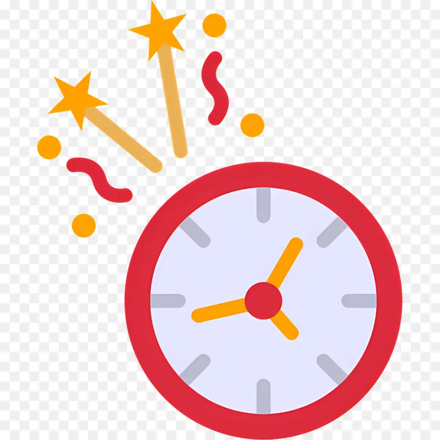 Reloj De Año Nuevo，Reloj PNG