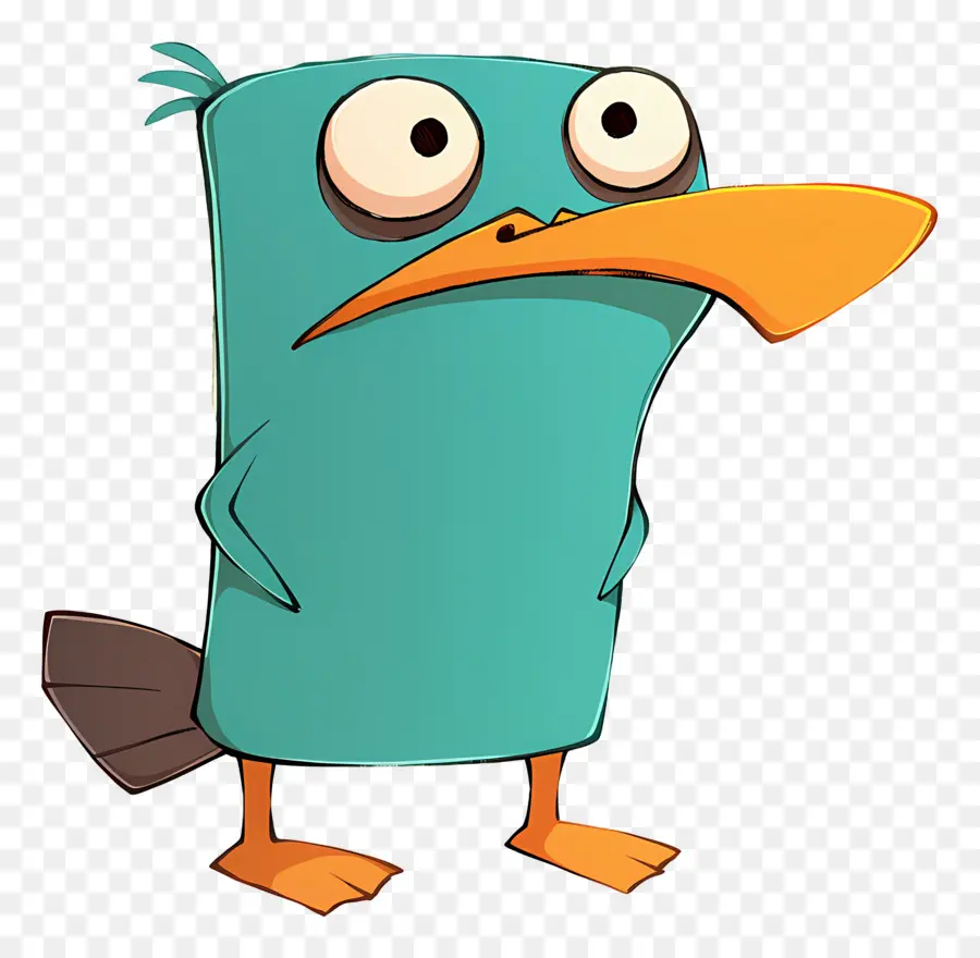 Perry El Ornitorrinco，Pájaro De Dibujos Animados PNG