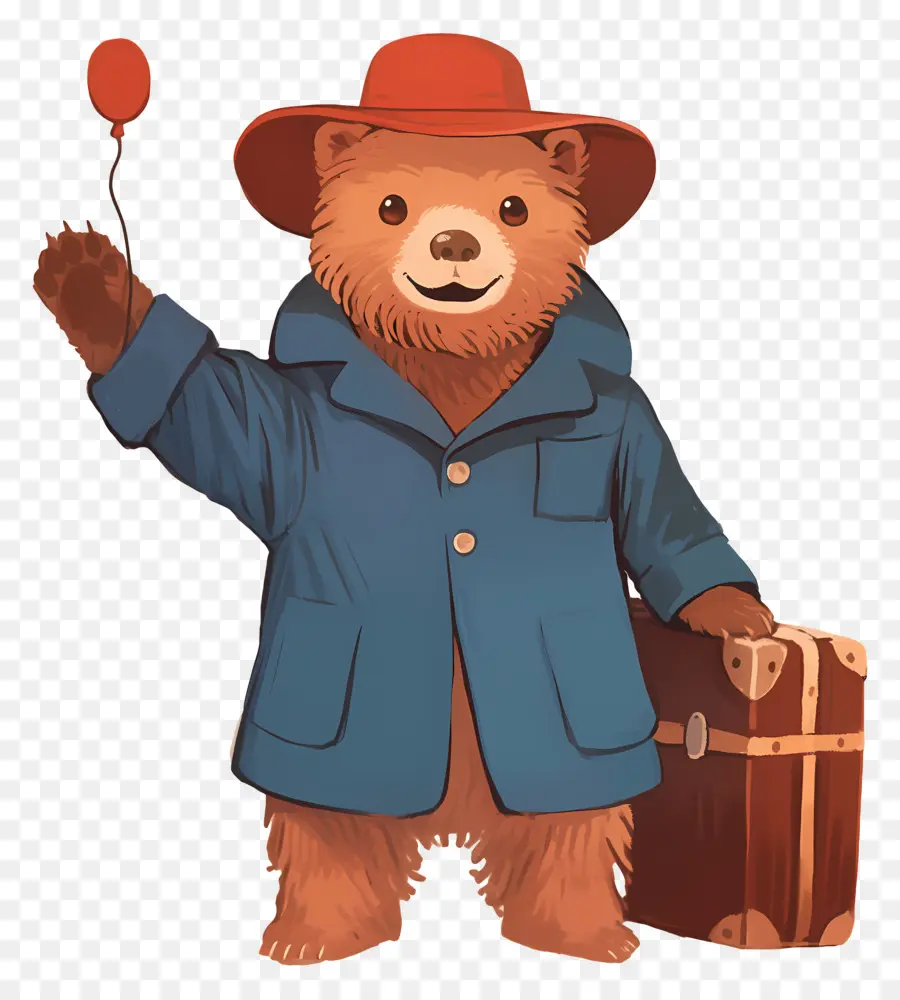 Paddington，Oso Con Mochila PNG