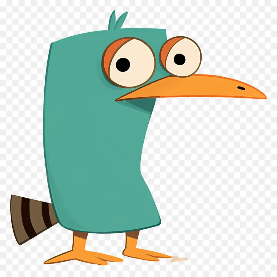 Perry El Ornitorrinco，Pájaro De Dibujos Animados PNG