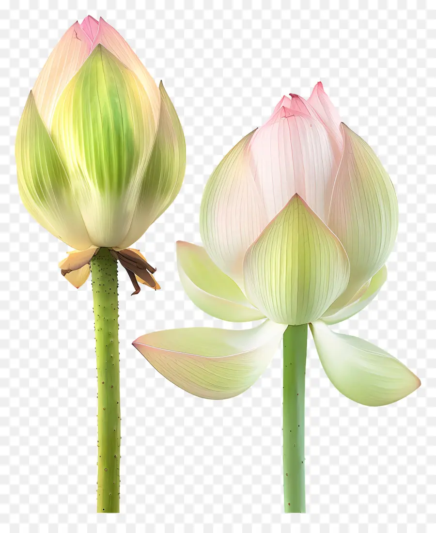 Flores De Loto，Floreciente PNG