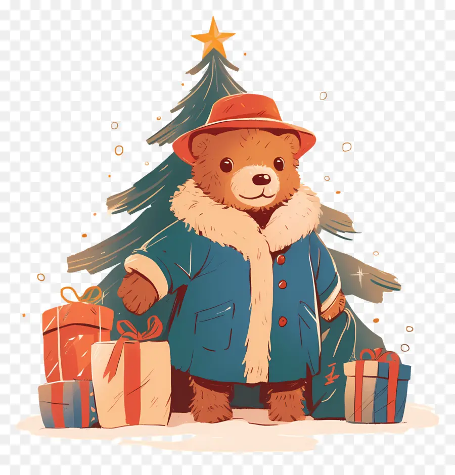 Paddington，Oso En Abrigo PNG