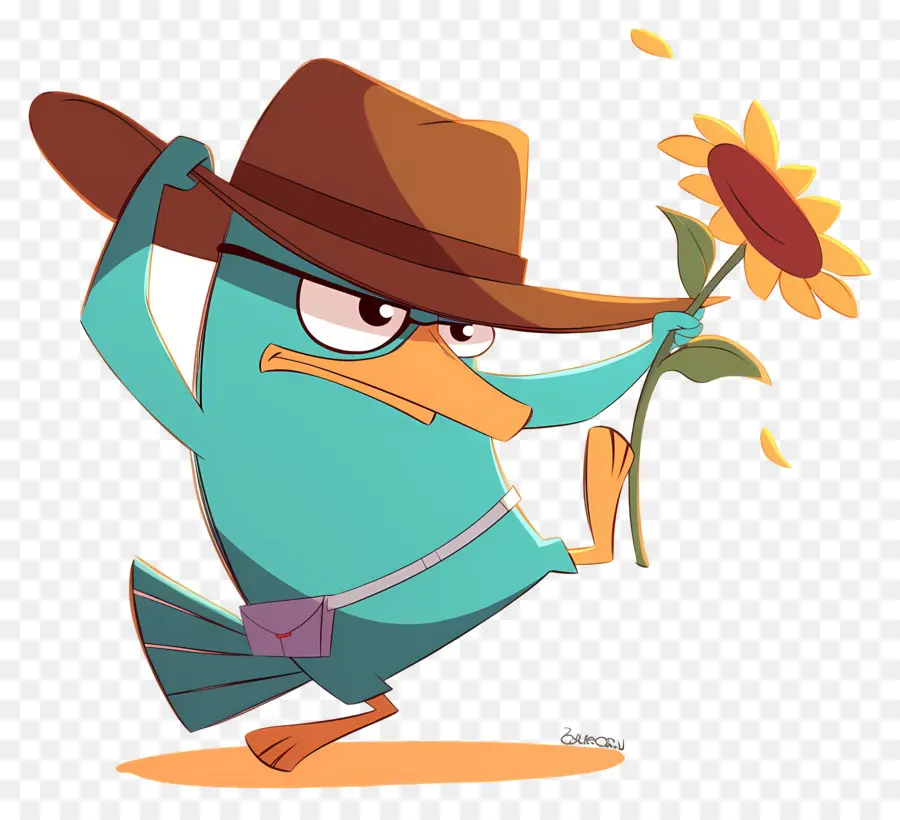 Perry El Ornitorrinco，Ornitorrinco De Dibujos Animados PNG