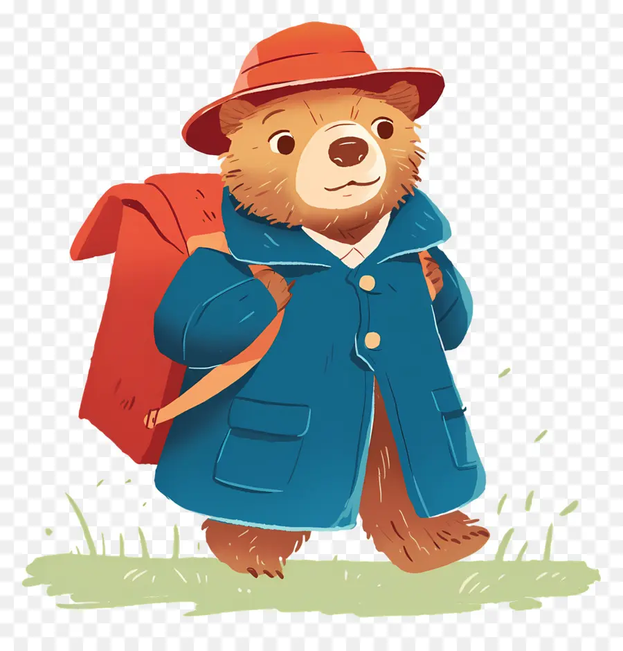 Paddington，Oso Con Mochila PNG