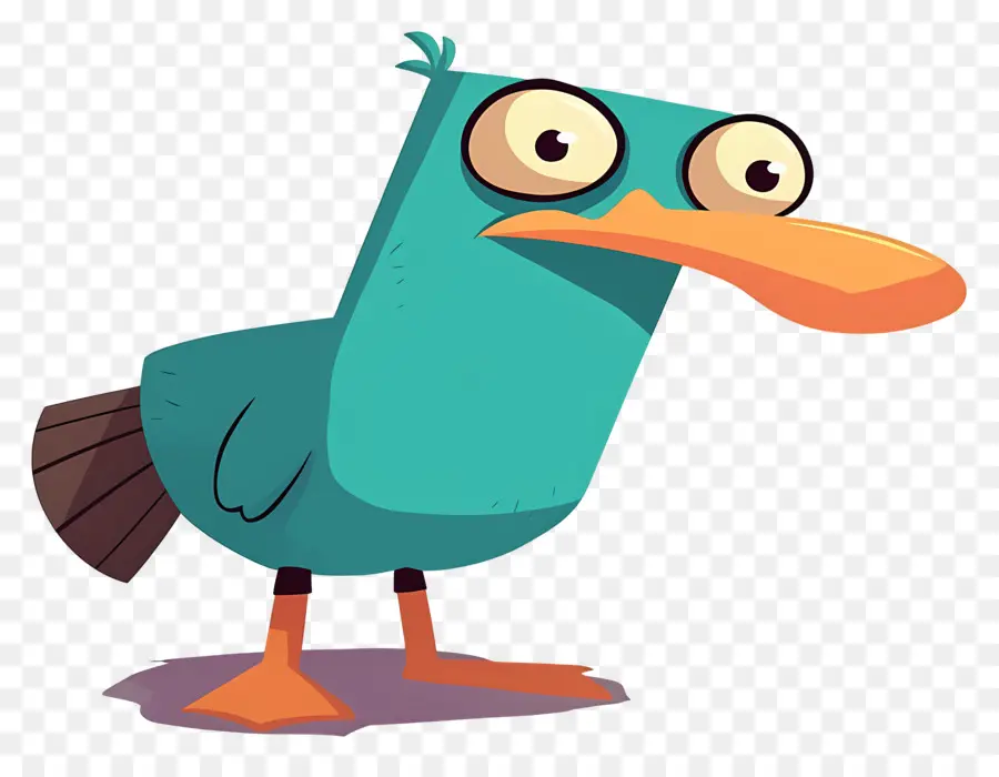 Perry El Ornitorrinco，Pájaro De Dibujos Animados PNG