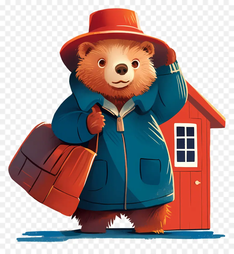 Paddington，Oso En Abrigo PNG