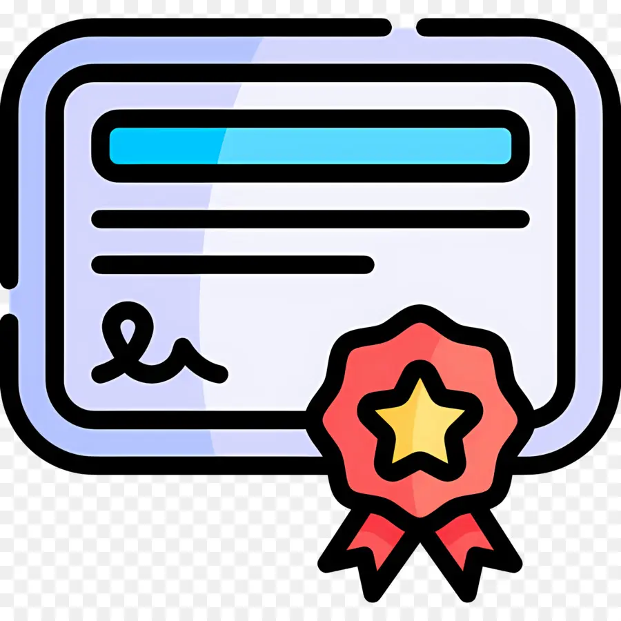 Plantilla De Certificado，Certificado Con Cinta PNG