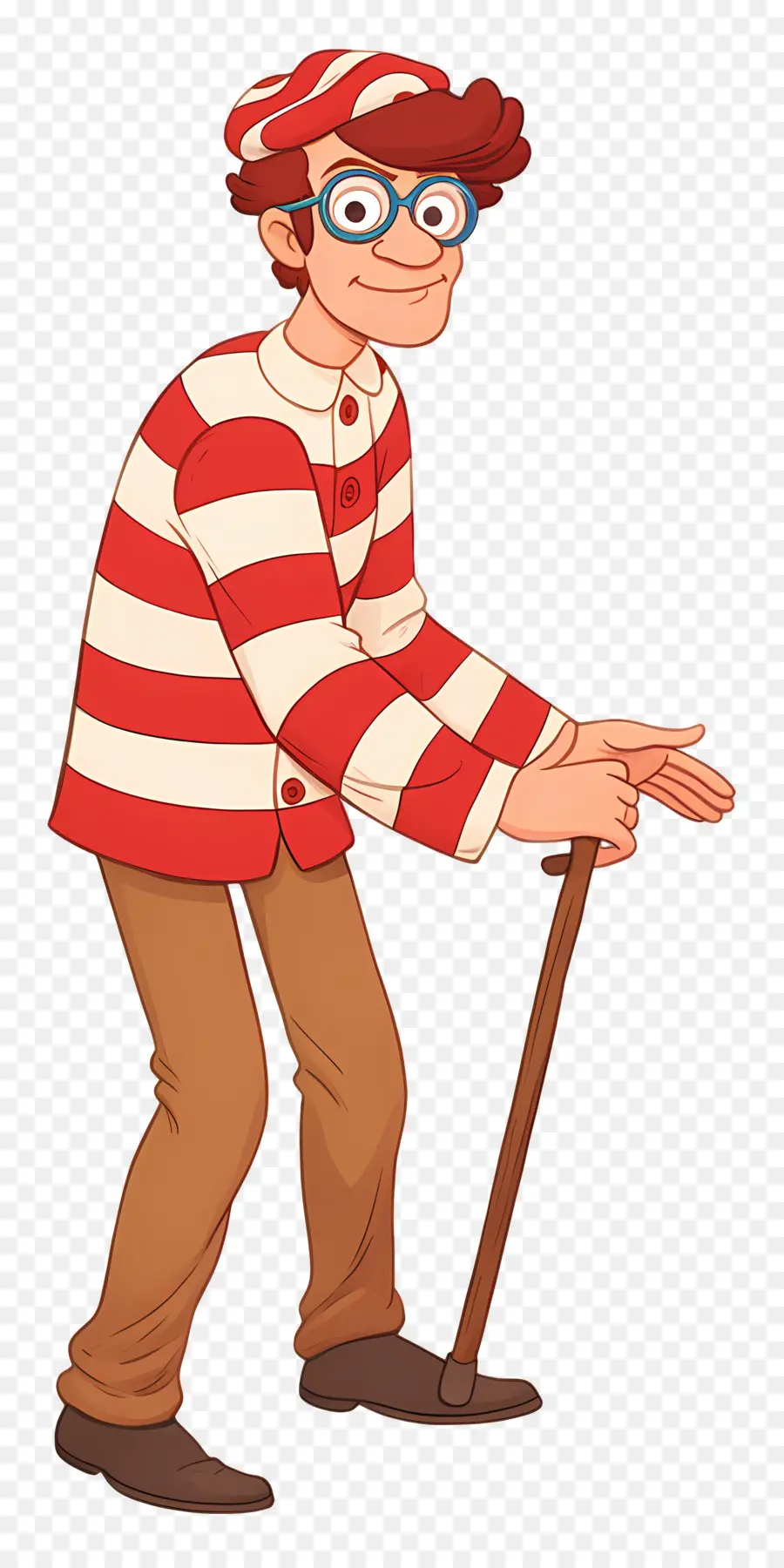 Waldo，Personaje Rayado PNG