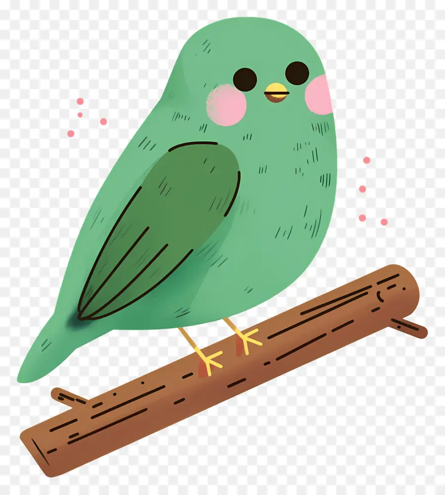 Pájaro Kawaii，Lindo Pájaro PNG