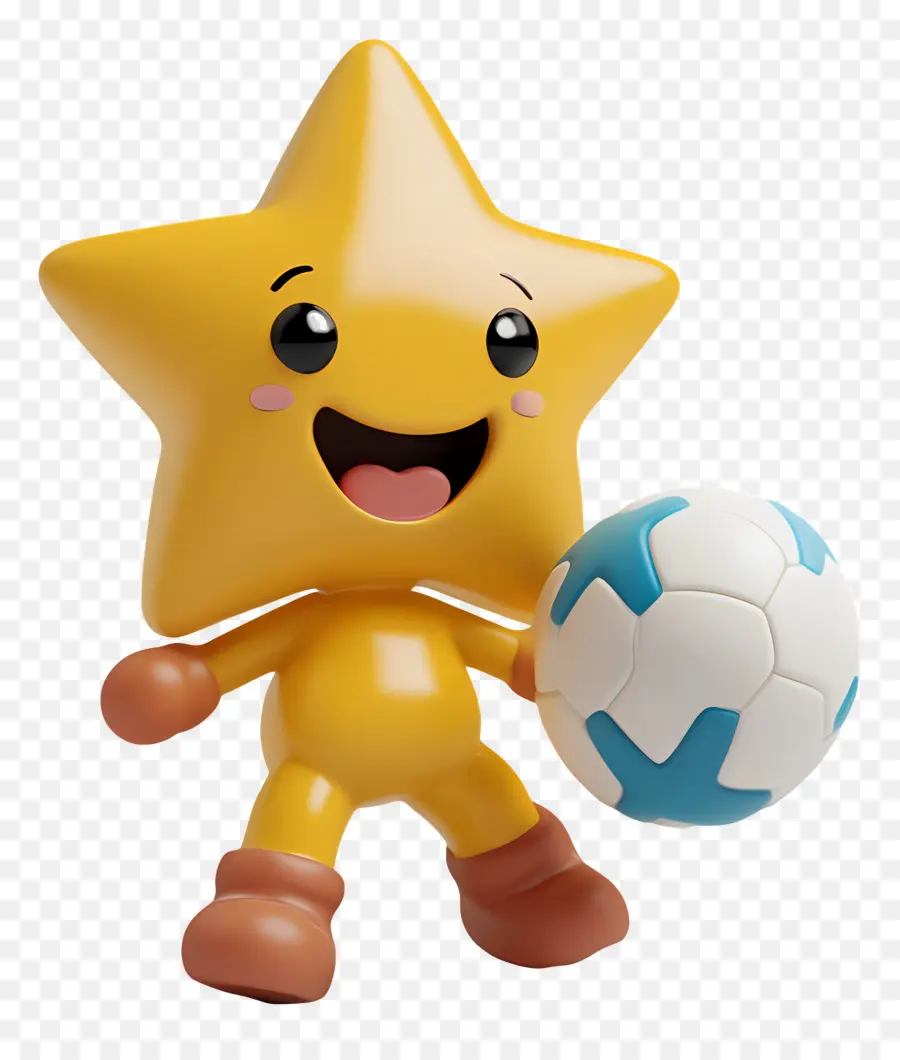 Estrella Animada，Estrella Con Bola PNG