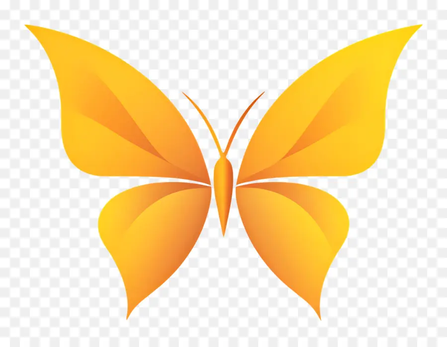 Logotipo De Mariposa，Mariposa Amarilla PNG