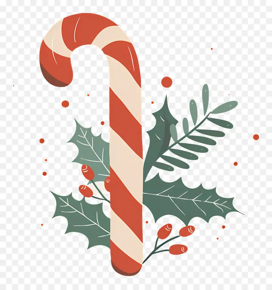 Bastón De Caramelo De Navidad，Bastón De Caramelo PNG