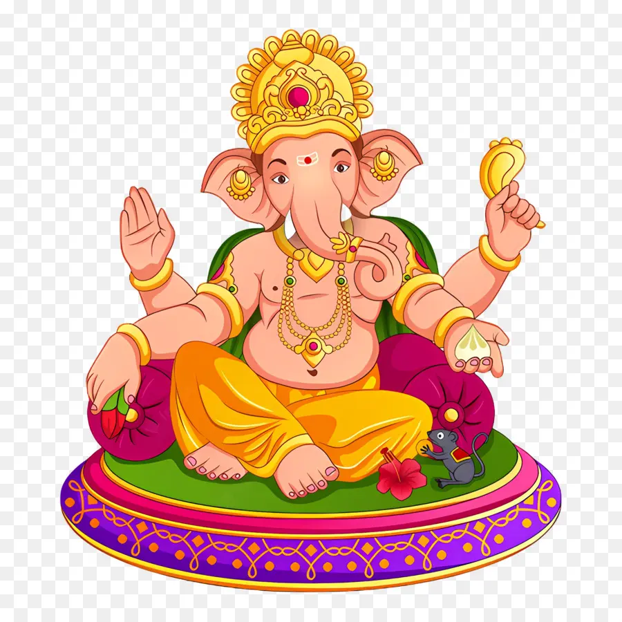 Ganesha Chaturthi，Ilustración De Ganesha PNG