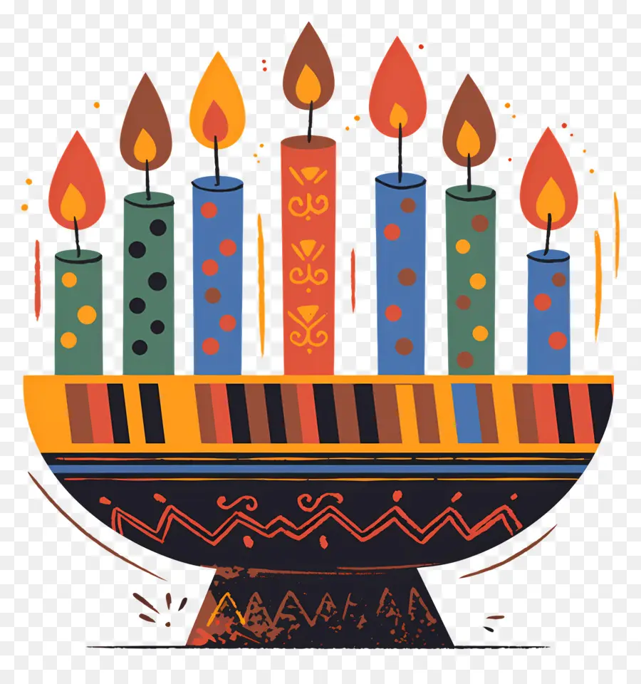 Velas Kwanzaa，Velas PNG