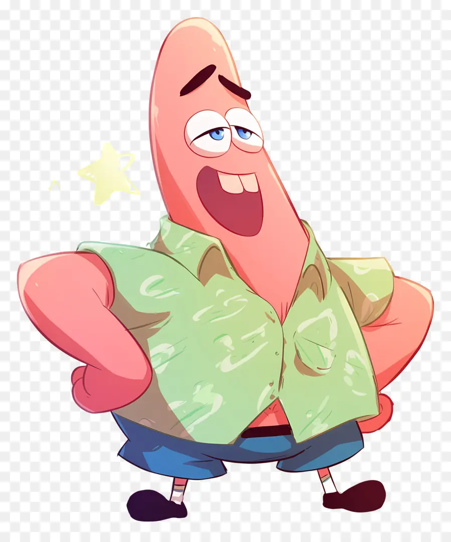 Patricio Estrella，Personaje De Dibujos Animados PNG