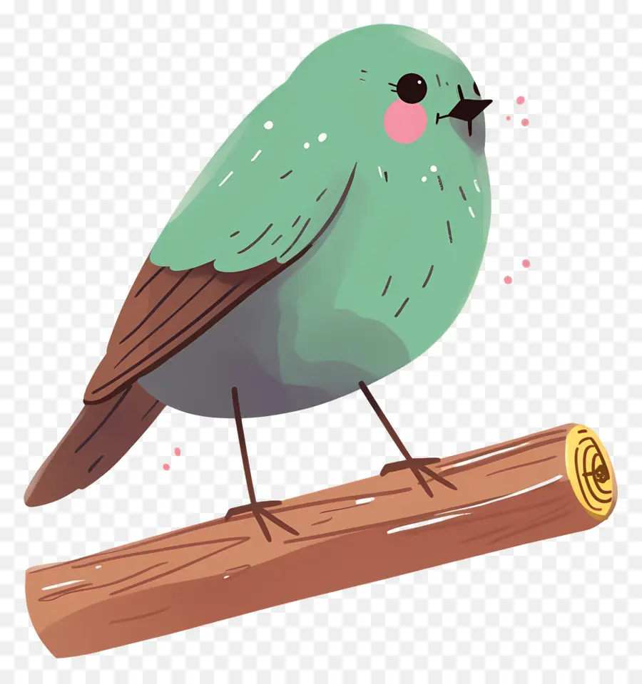 Pájaro Kawaii，Lindo Pájaro PNG