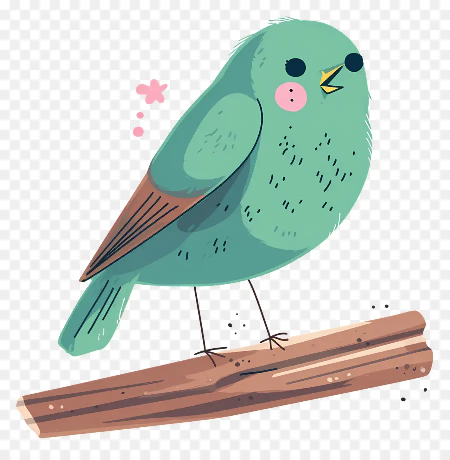 Pájaro Kawaii，Lindo Pájaro PNG