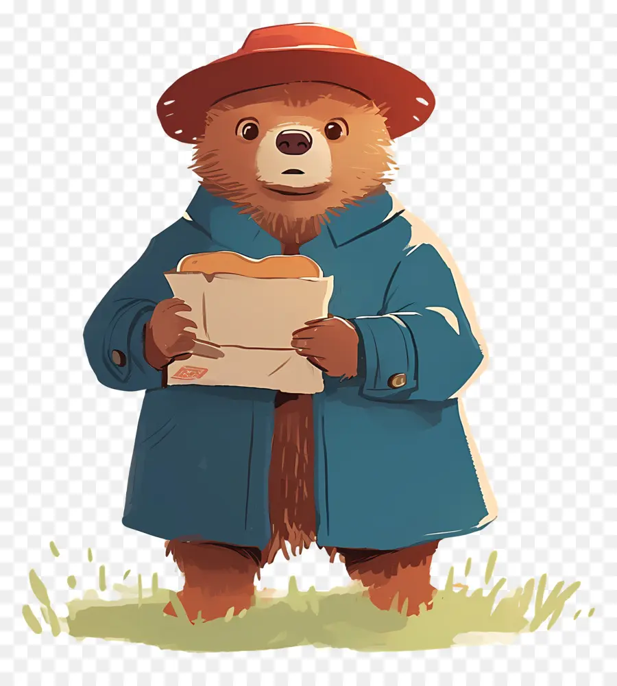 Paddington，Oso Con Sándwich PNG