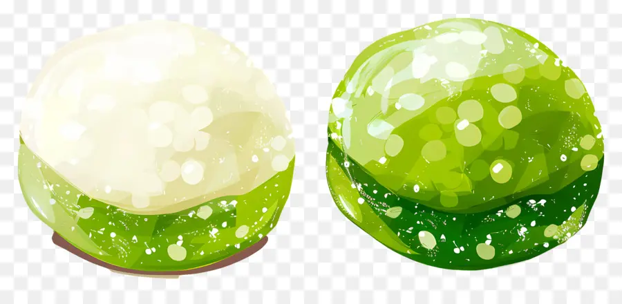 Caramelo De Menta，Caramelos Verdes Y Blancos PNG