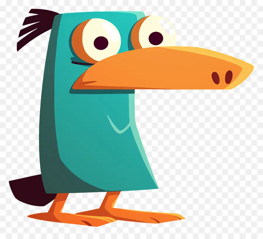 Perry El Ornitorrinco，Pájaro De Dibujos Animados PNG