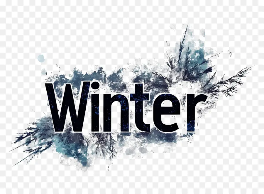 Palabra Invierno，Texto De Invierno PNG