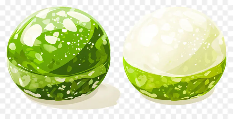 Caramelo De Menta，Gomitas Verdes PNG