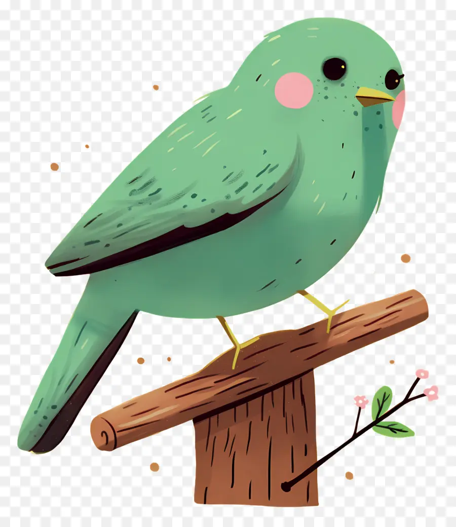 Pájaro Kawaii，Lindo Pájaro PNG