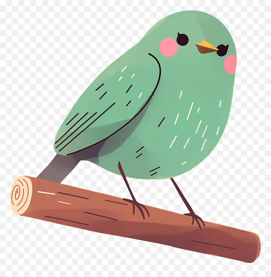 Pájaro Kawaii，Lindo Pájaro PNG