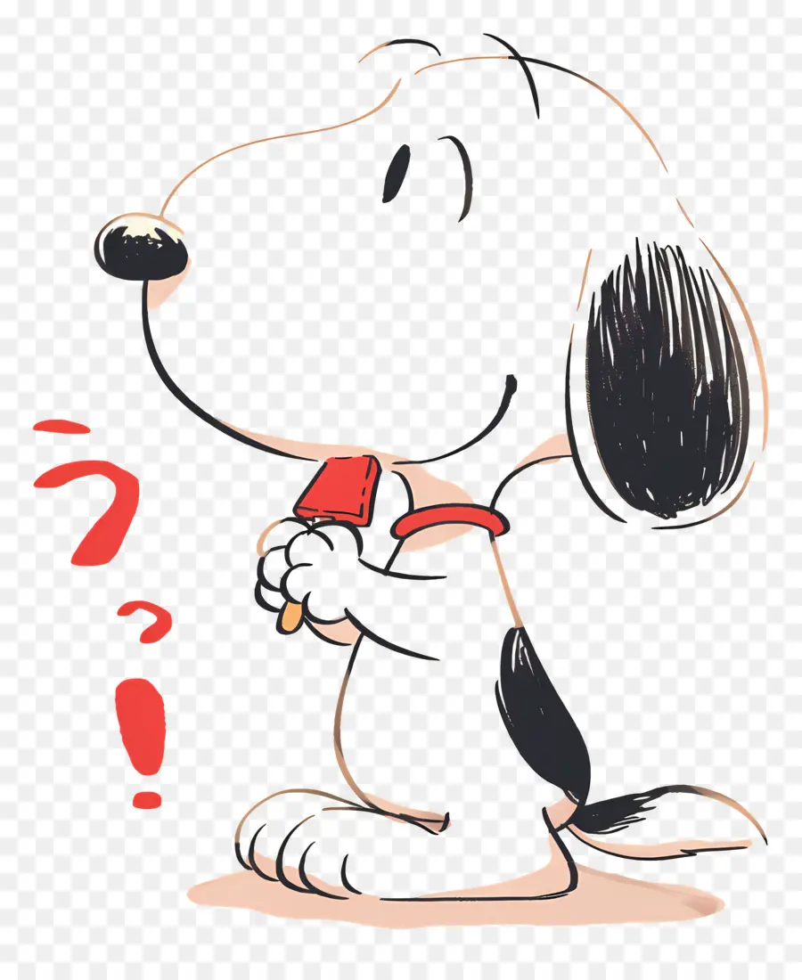 Snoopy Comiendo Helado，Perro De Dibujos Animados Con Helado PNG