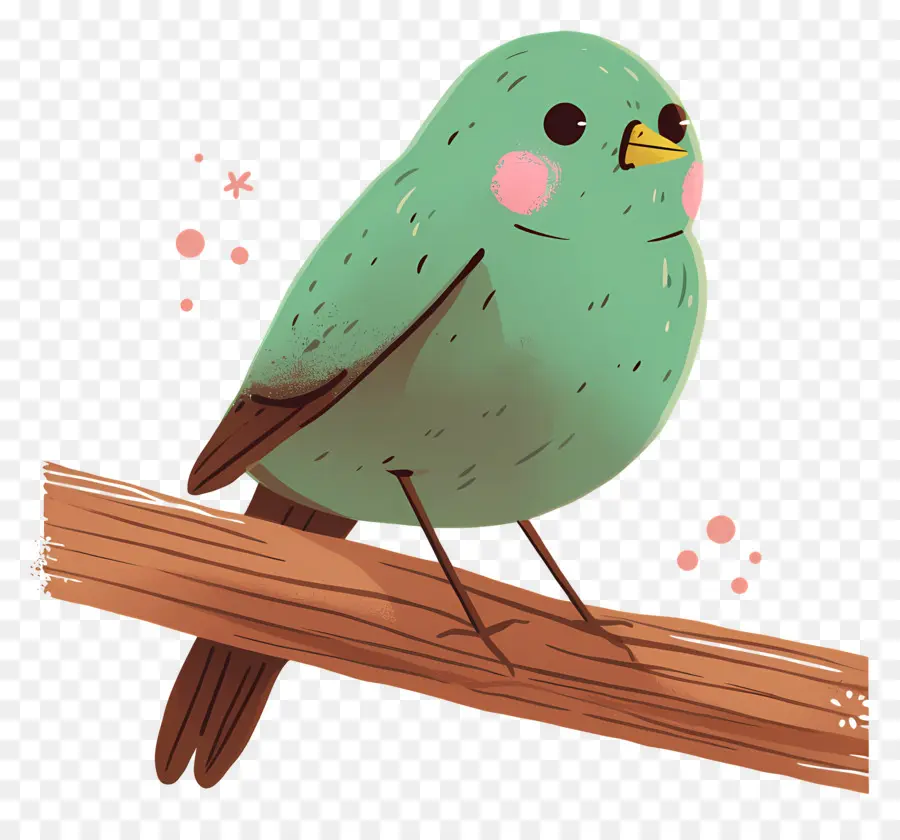 Pájaro Kawaii，Lindo Pájaro PNG