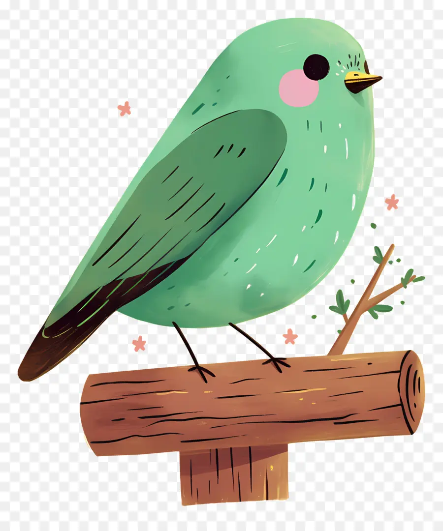 Pájaro Kawaii，Lindo Pájaro PNG