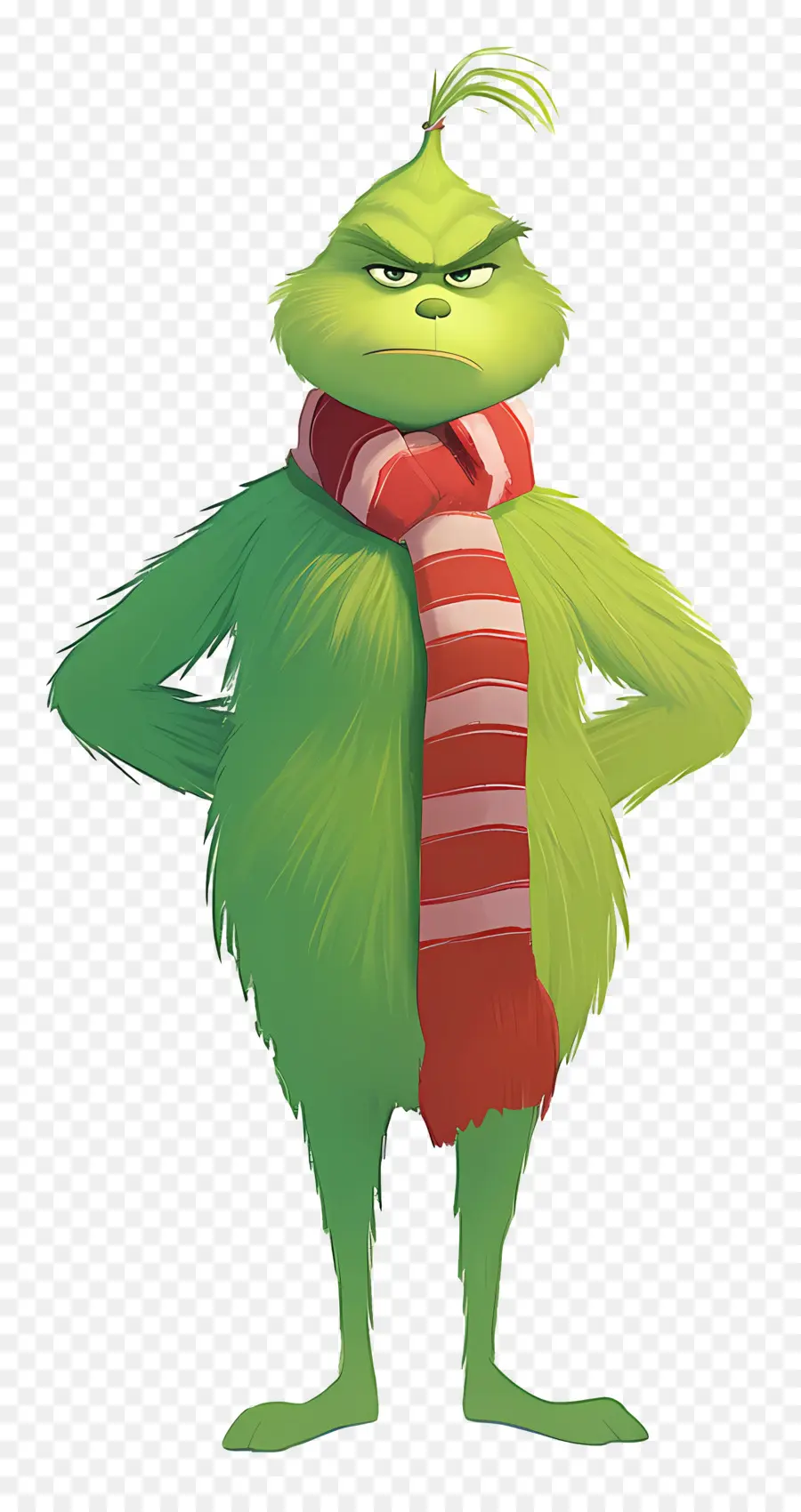 Grinch De Dibujos Animados，Carácter Verde PNG